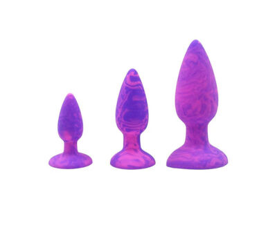 Adam & Eve COLOUR SWIRL Anal Plug Set